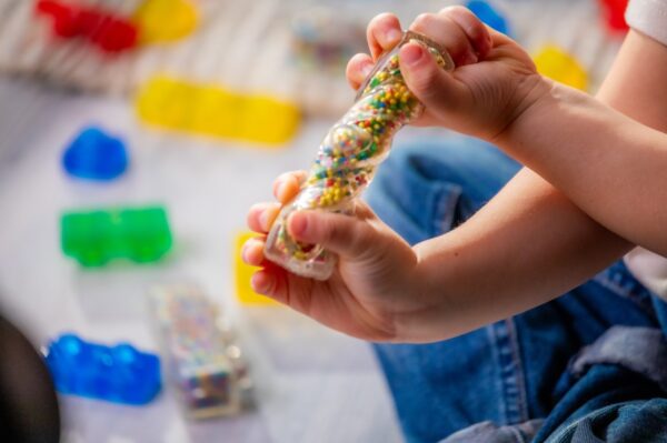 kneedbare blokken van jelly blox