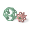 sensorische0 bijtballen groen en roze