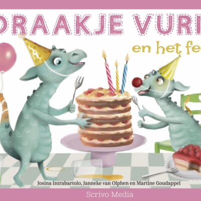 Draakje vurig en het feest cover