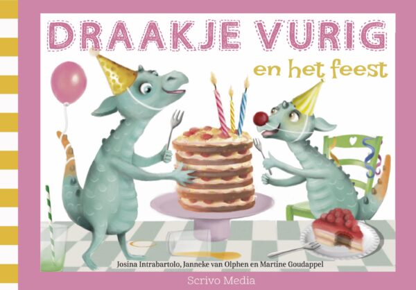 Draakje vurig en het feest cover