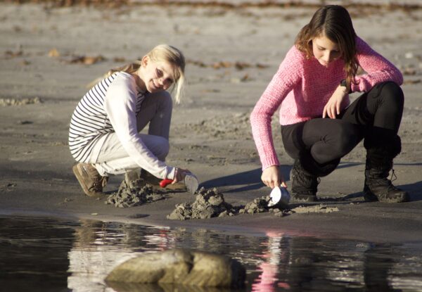 kinderschep in het water