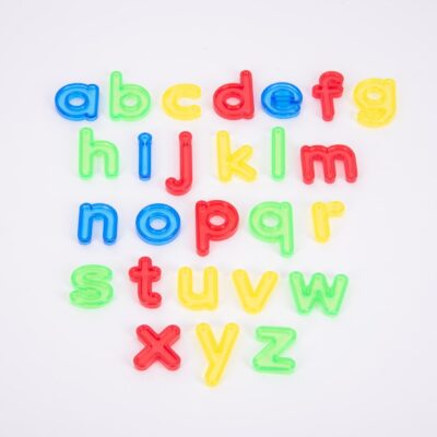 doorschijnende kleine schrijfletters