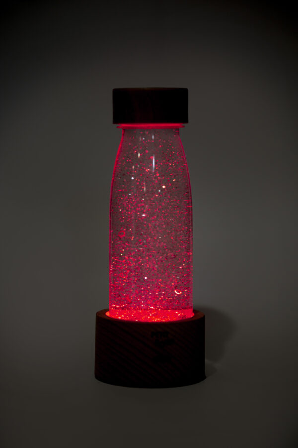 Sensorische fles op magic lamp