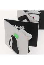 Vilten boekje- hoog contrast