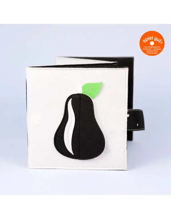 Vilten boekje hoog contrast