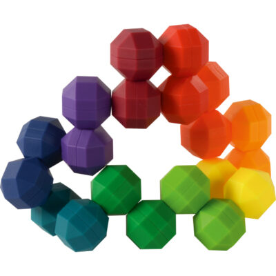 regenboog puzzelbal