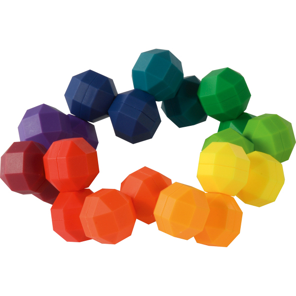 regenboog puzzelbal