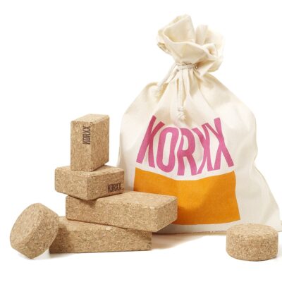 KORXX cork toys building blocks Baby 2 KORXX blokken naturel