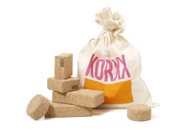 KORXX cork toys building blocks Baby 2 KORXX blokken naturel